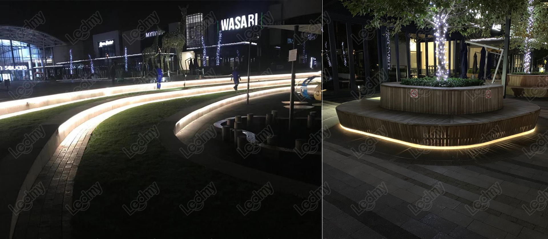 mall of Africa的水池照明工程