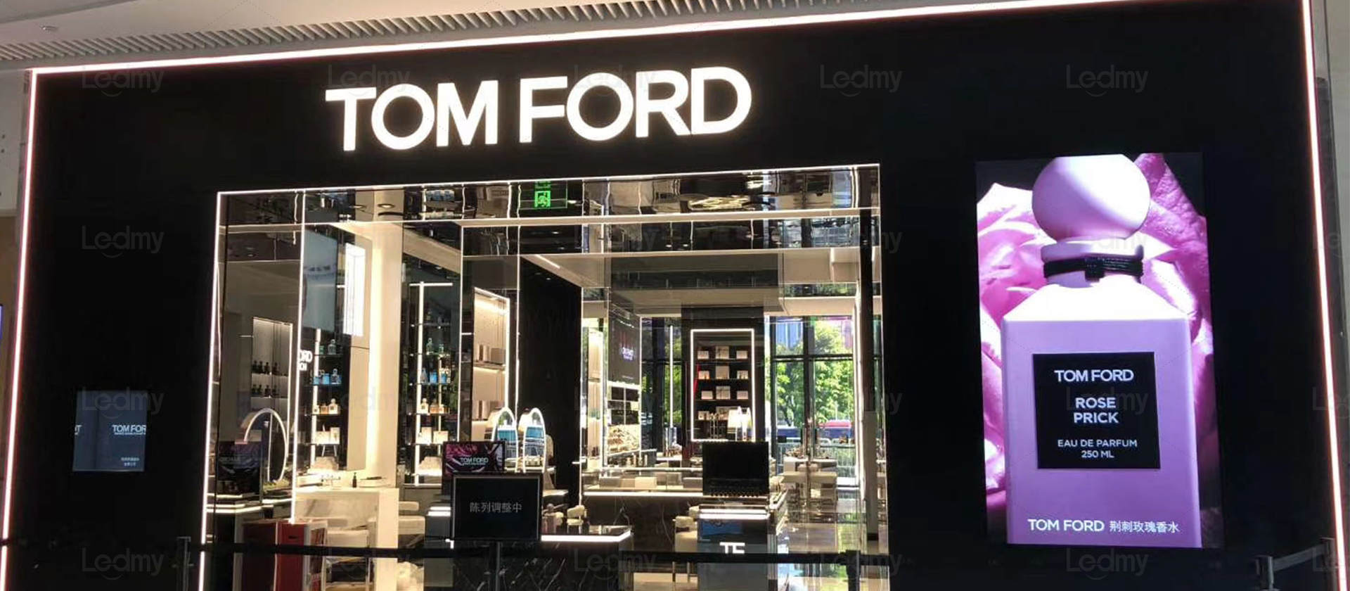 koloni skranke Mob TomFord cosmetics brand chain store | Projects| Shenzhen LEDMY | LED  Lighting manufacturer